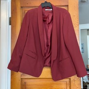 ASOS design mix and match orange blazer